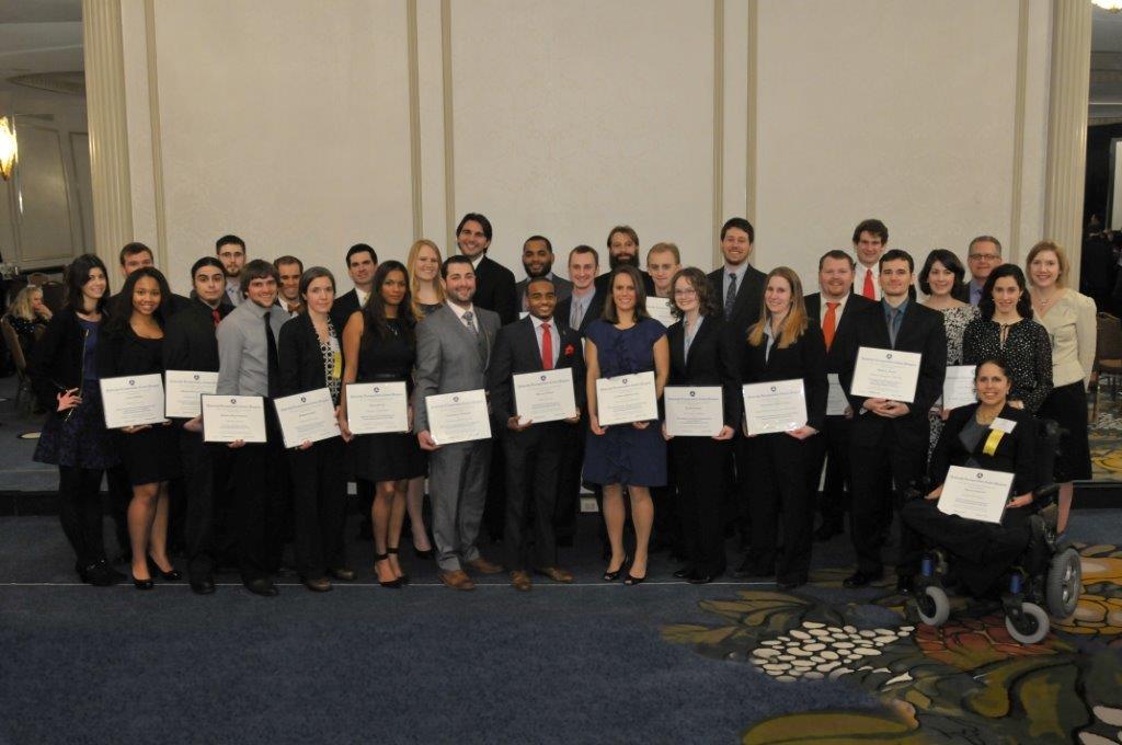 Group photo of 32 Student of the Year Awardees