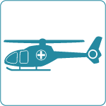 icon of a helicopter